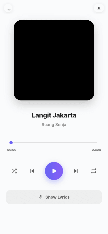 SoundNusantara — Player mobile